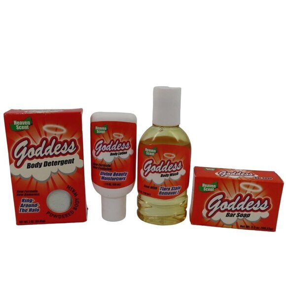 Y2K Sonoma Bath Company Goddess Body Wash Lotion Soap Bathing Set NEW 2003 VTG - Picture 1 of 13